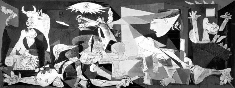 Qemal Agaj: Picasso, Guernica, Gjon Mili