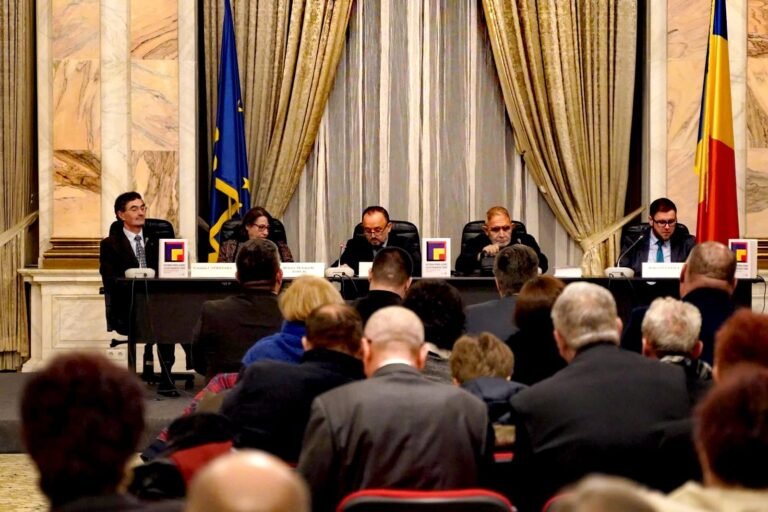 Promovimi i fjalorit akademik rumanisht–shqip në Parlamentin e Rumanisë